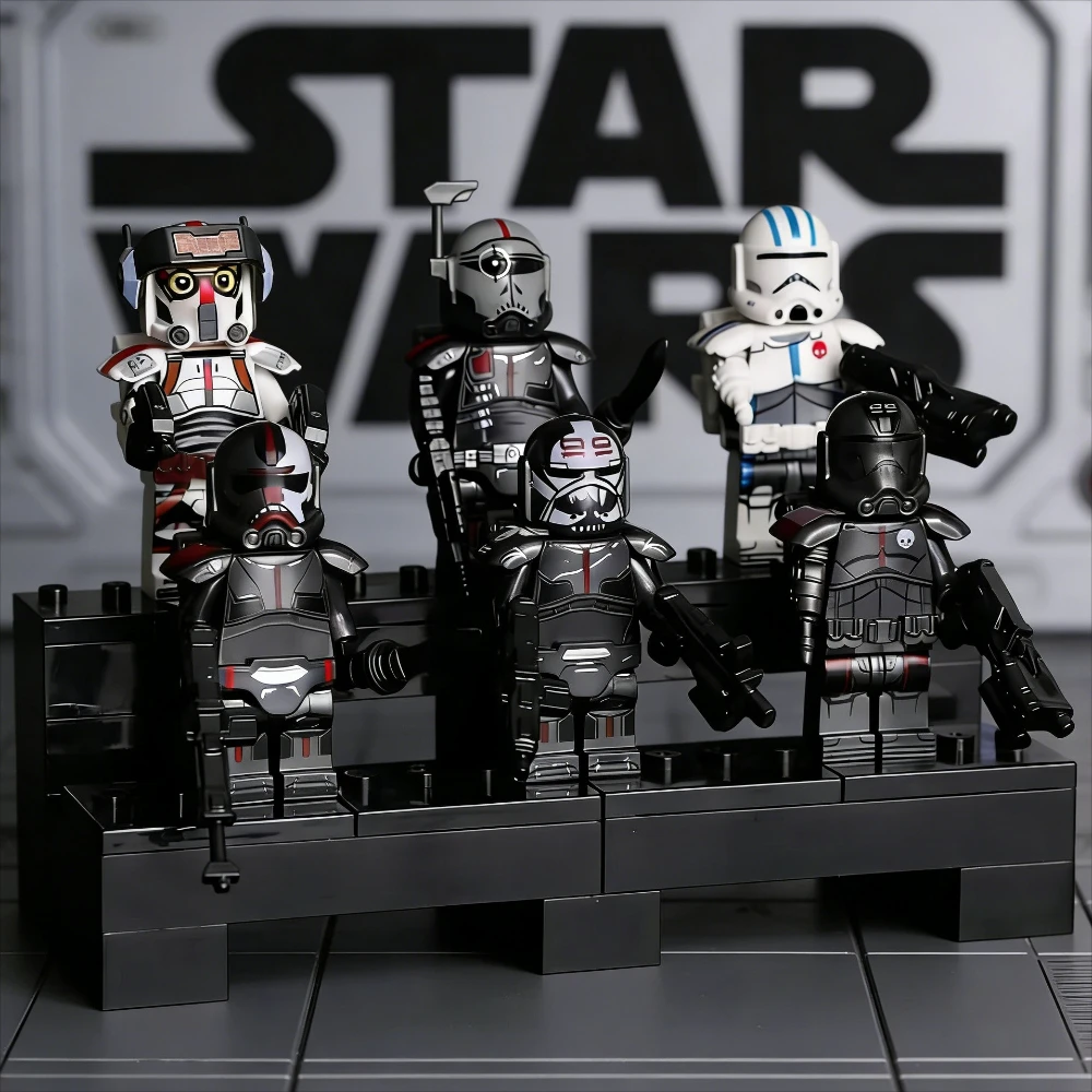 STAR WARS Clone Troopers 501st Regiment Imperial Stormtrooper Mandalorian Mini Robot Figure Toy Bricks Assembling Doll
STAR WARS Clone Troopers 501st Regiment Imperial Stormtrooper Mandalorian Mini Robot Figure Toy Bricks Assembling Doll