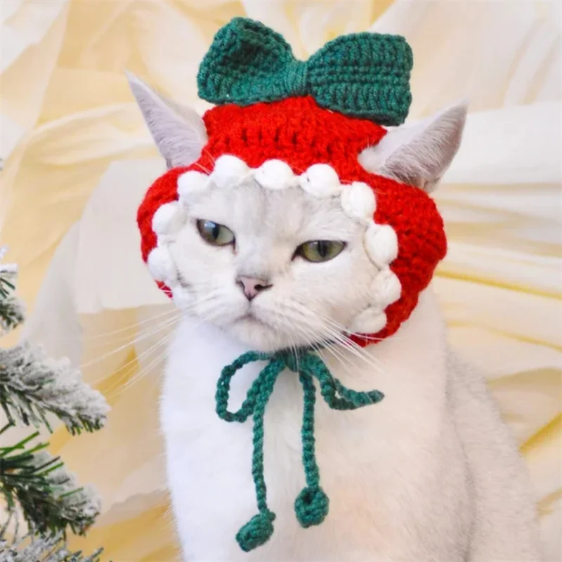 Handmade crocheted Pet cat hat Warm pullover hat For cat Cute cartoon hat decoration party cosplay costume Funny Creative hat
Handmade crocheted Pet cat hat Warm pullover hat For cat Cute cartoon hat decoration party cosplay costume Funny Creative hat