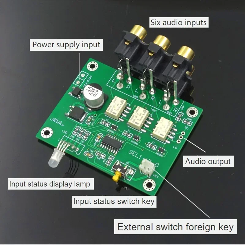 Audio Source Selection Digital Switching 1 Out of 3 Audio Input Selection Board Front Panel Signal Board for Amplifier Audio
Audio Source Selection Digital Switching 1 Out of 3 Audio Input Selection Board Front Panel Signal Board for Amplifier Audio