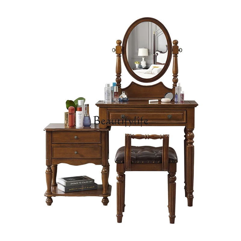 ls 35 American-style Dressing Table Solid Wood Storage Cabinet Integrated Extendable Dressing Table
ls 35 American-style Dressing Table Solid Wood Storage Cabinet Integrated Extendable Dressing Table