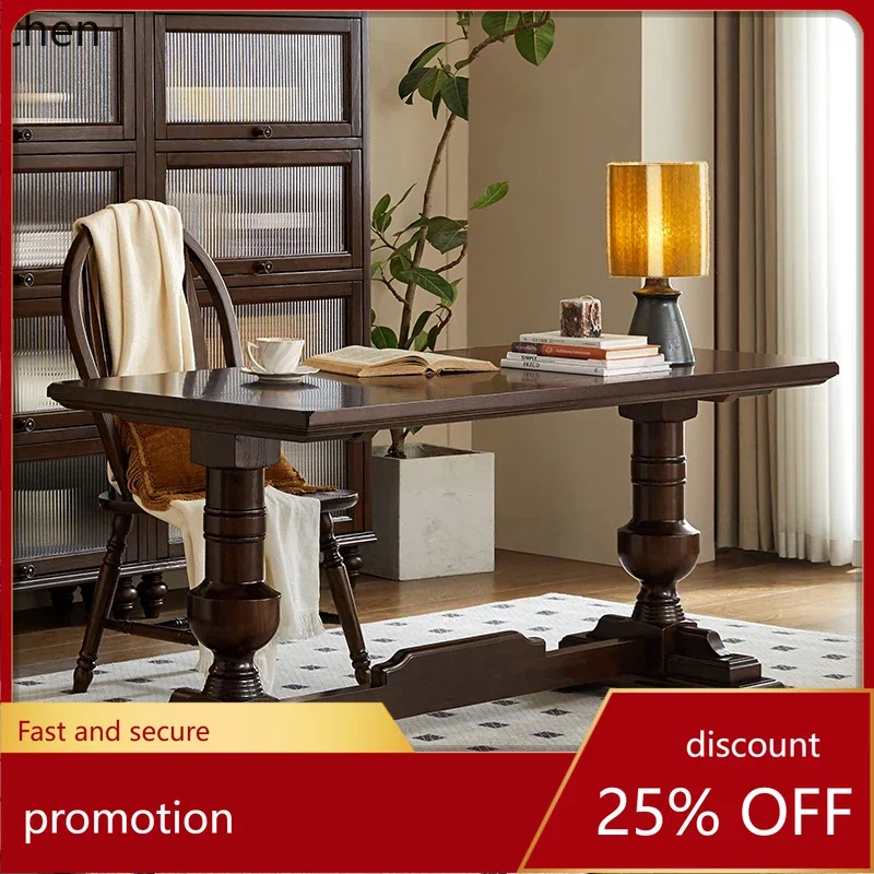 HXL all solid wood desk workbench light luxury all log computer table furniture
HXL all solid wood desk workbench light luxury all log computer table furniture