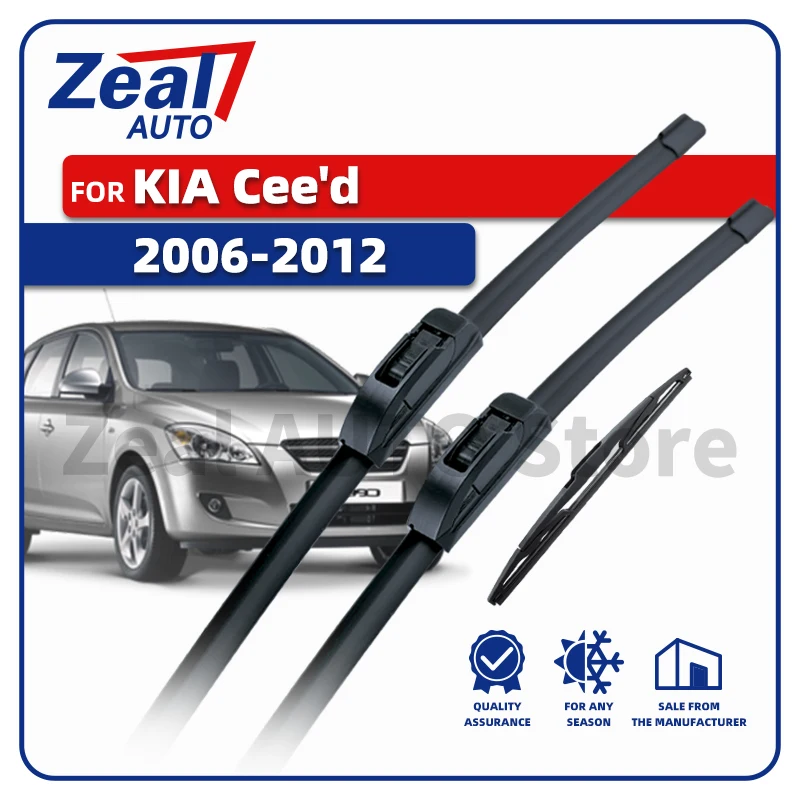 LHD Front Rear Wiper Blades For KIA Ceed MK1 ED 2006-2012 SW Pro 2007 2008 2009 2010 2011 Windshield 24"18"12" Brush Accessories
LHD Front Rear Wiper Blades For KIA Ceed MK1 ED 2006-2012 SW Pro 2007 2008 2009 2010 2011 Windshield 24"18"12" Brush Accessories