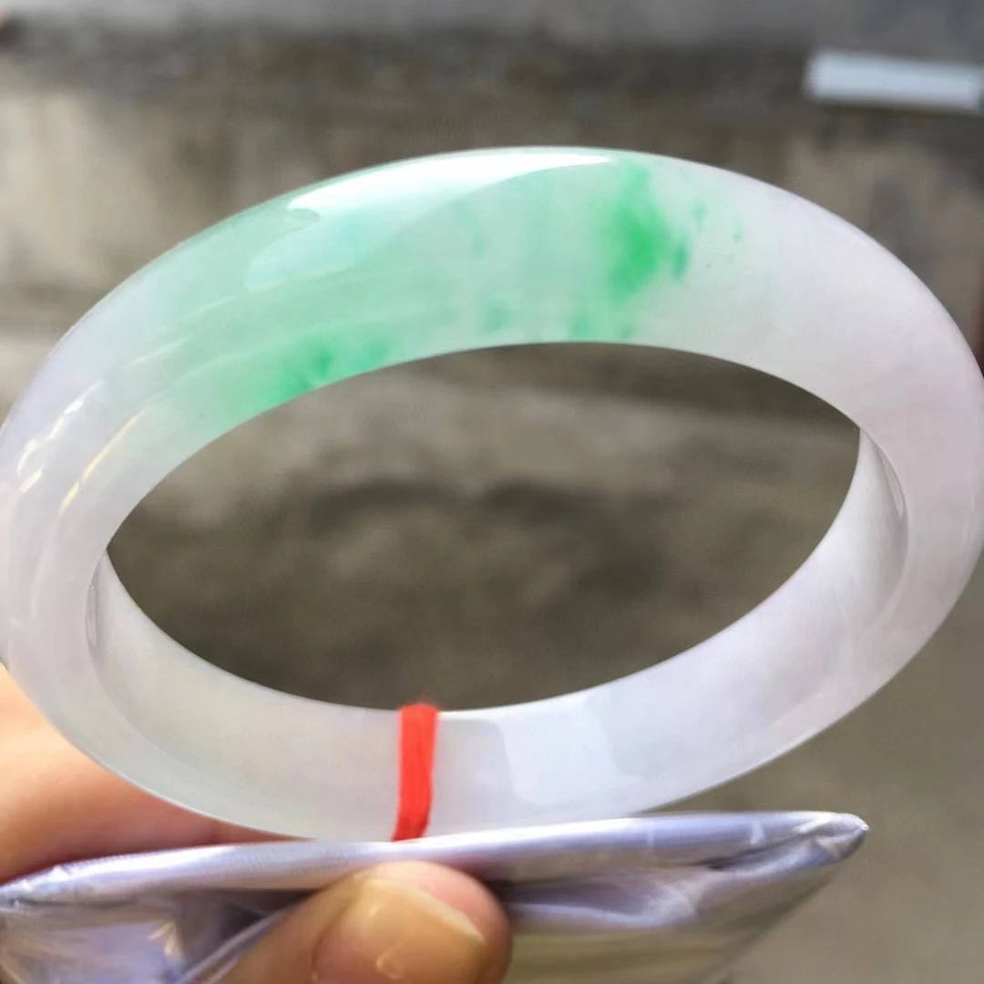Floating Green Flowers Original Ecological Pattern Texture Jadeite Bangles Exquisite Fashion Jade Bracelet Handring Fine Jewelry
Floating Green Flowers Original Ecological Pattern Texture Jadeite Bangles Exquisite Fashion Jade Bracelet Handring Fine Jewelry