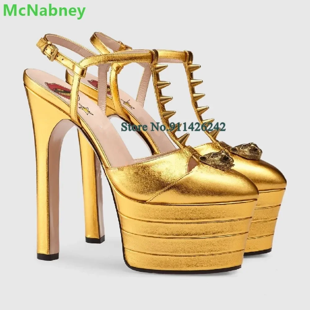 Thin High Heel Platform Slingback Rivet Pumps For Female Women Solid Sexy Shallow Ankle Buckle Strap Fashion Runway Dress Shoes
Thin High Heel Platform Slingback Rivet Pumps For Female Women Solid Sexy Shallow Ankle Buckle Strap Fashion Runway Dress Shoes