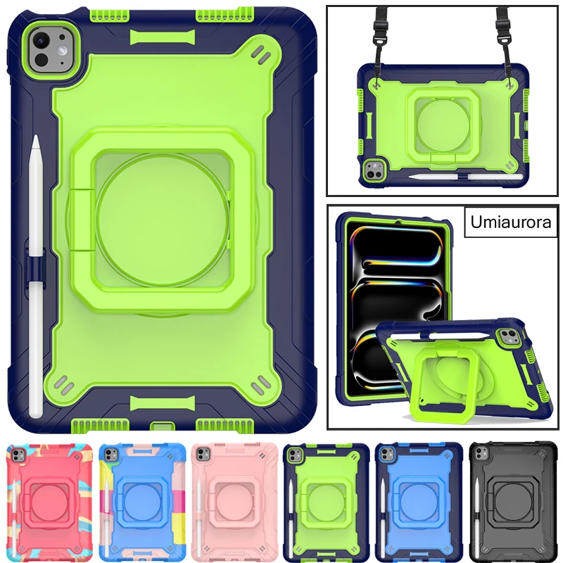 For IPad Mini 8.3" A17 Pro 11 inch M2 M3 M4 M5 Air 10.9 7th 8th 9th 10.2 10th 11th A16 Handle Stand Tablet Case Shockproof Funda
For IPad Mini 8.3" A17 Pro 11 inch M2 M3 M4 M5 Air 10.9 7th 8th 9th 10.2 10th 11th A16 Handle Stand Tablet Case Shockproof Funda