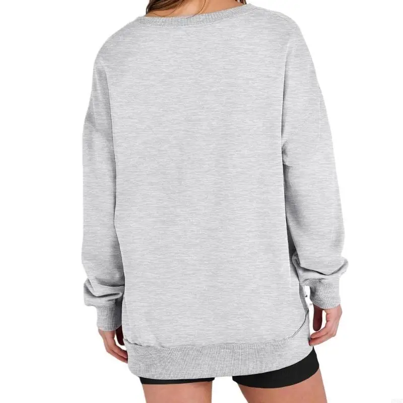 39BC Womens Oversized Sweatshirts Striped V Neck Long Sleeve Tunic Shirts Loose Fit Pullover Tops Fall Fashion Outfit
39BC Womens Oversized Sweatshirts Striped V Neck Long Sleeve Tunic Shirts Loose Fit Pullover Tops Fall Fashion Outfit