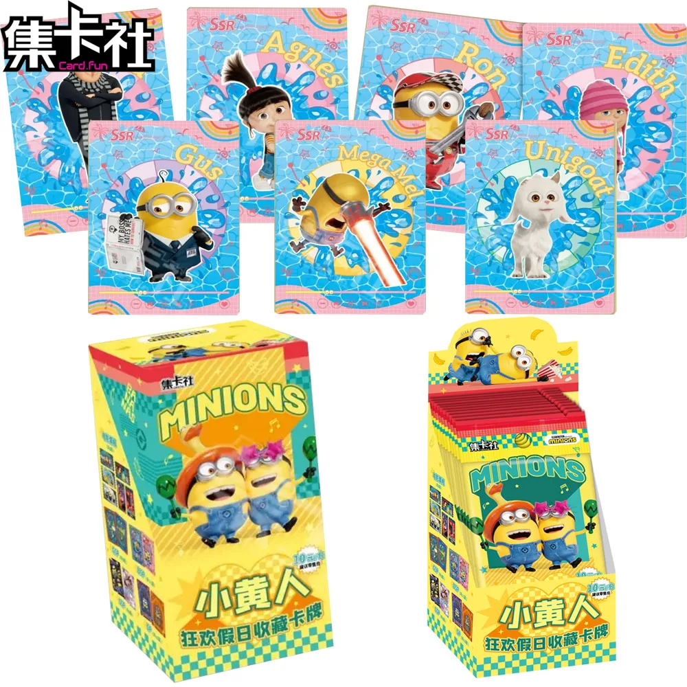CARD.FUN коллекционные карты с миньонами, анимированные фильмы Gru Poppy, версия 3D или комиксов, карты злодея с каракулями, любимые детские подарки
CARD.FUN коллекционные карты с миньонами, анимированные фильмы Gru Poppy, версия 3D или комиксов, карты злодея с каракулями, любимые детские подарки
