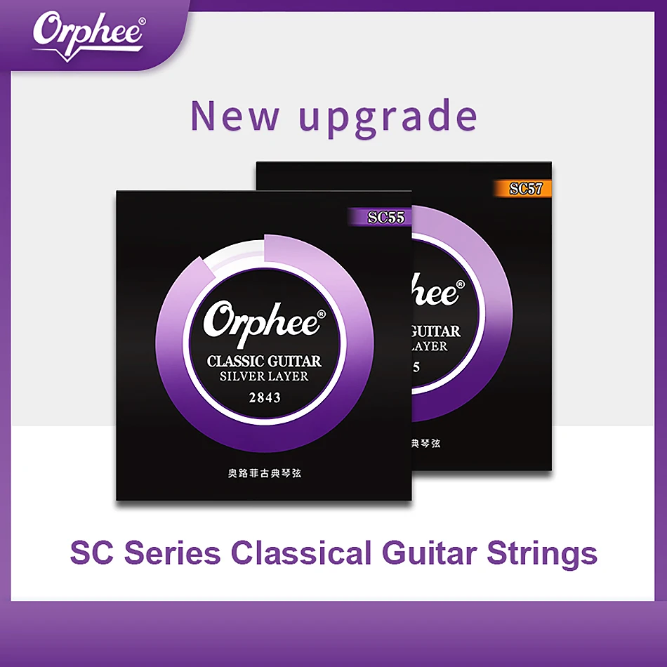 Струны Orphee серии SC для классической гитары, прозрачные нейлоновые посеребренные медные жесткие/нормальное натяжение 028-043/028-045
Струны Orphee серии SC для классической гитары, прозрачные нейлоновые посеребренные медные жесткие/нормальное натяжение 028-043/028-045