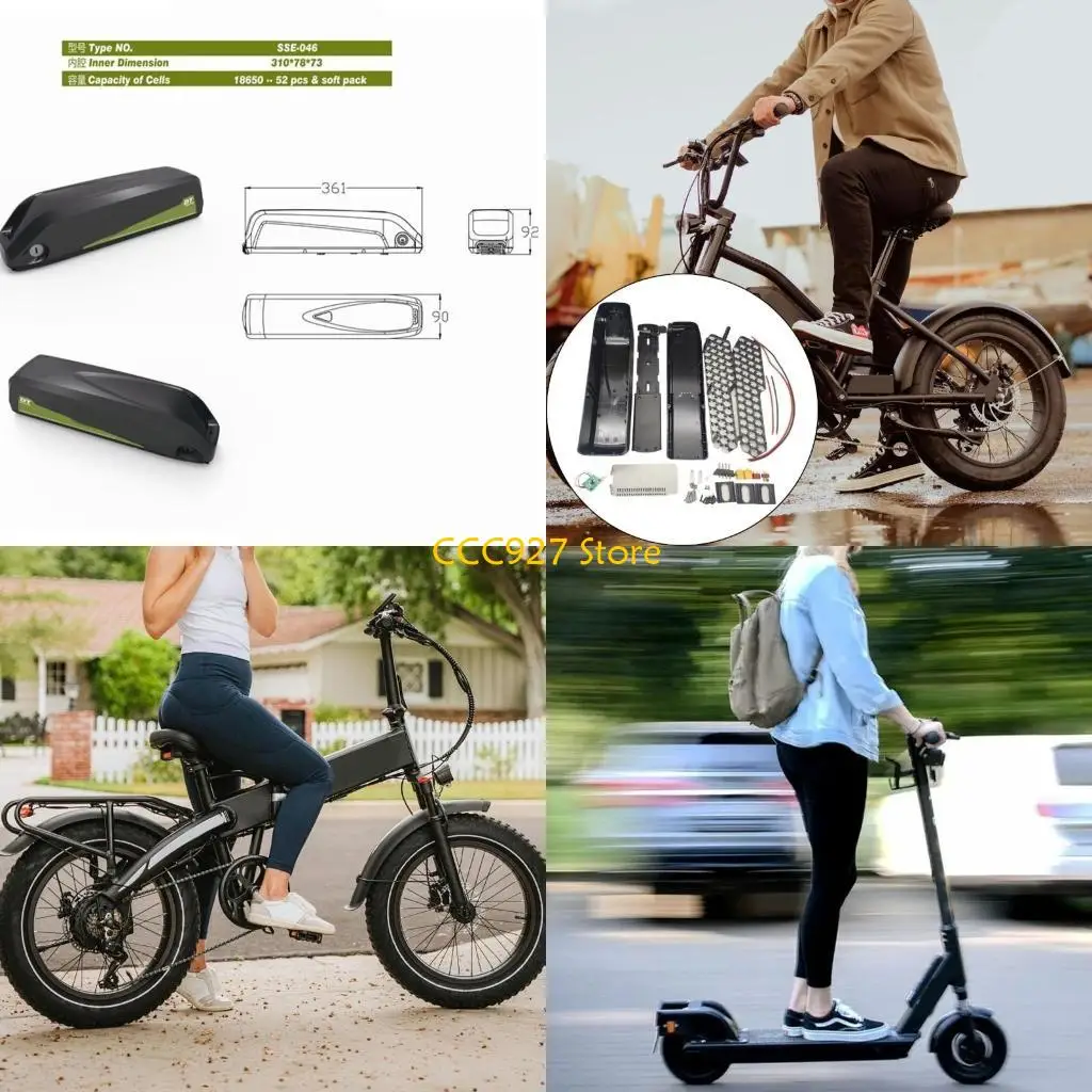 B03F High Performances Ebike Battery Case ABS Metal Waterproof 52x18650Cell Setups
B03F High Performances Ebike Battery Case ABS Metal Waterproof 52x18650Cell Setups