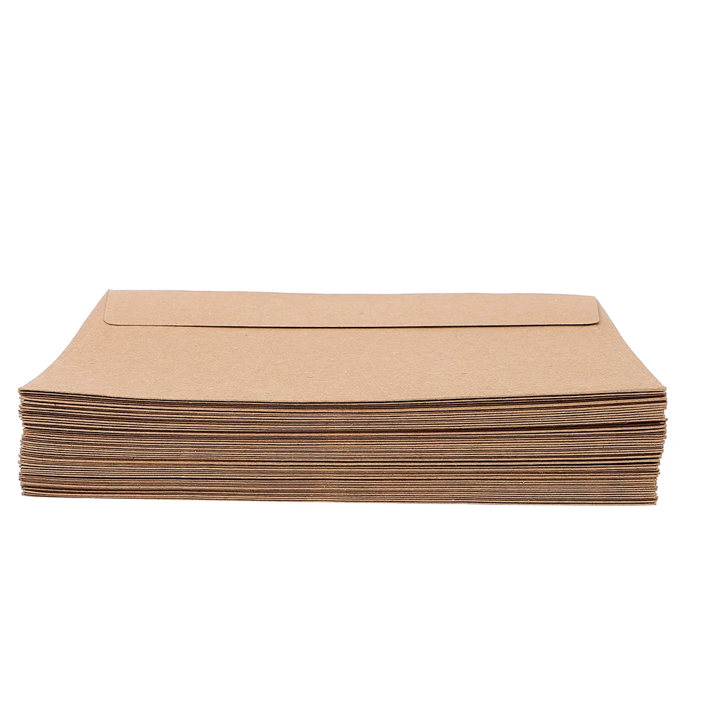 100pcs Printable Self Adhesive Envelopes Kraft Paper Wedding Invitation Greeting Cards Mail Large Storage Photo Letter Office
100pcs Printable Self Adhesive Envelopes Kraft Paper Wedding Invitation Greeting Cards Mail Large Storage Photo Letter Office