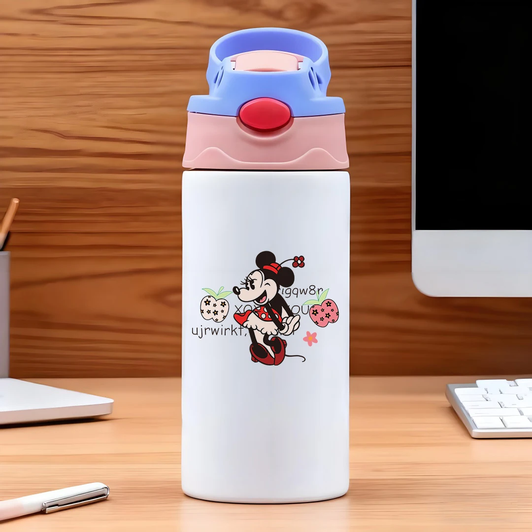 Disney Minnie Mouse themed vacuum cup red dress bow tie pink flower peach pattern 304 stainless steel cartoon straw cup kid
Disney Minnie Mouse themed vacuum cup red dress bow tie pink flower peach pattern 304 stainless steel cartoon straw cup kid