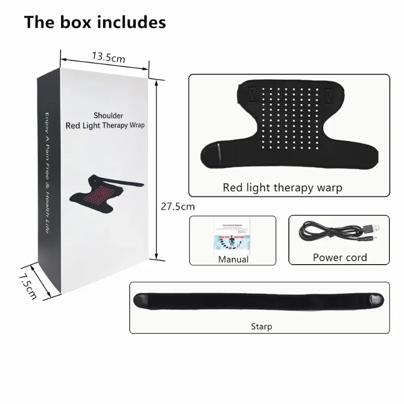 Home Use 60x30cm 660nm 850nm Infrared Red Light Therapy Wrap Belt Shoulder Pain Relief
Home Use 60x30cm 660nm 850nm Infrared Red Light Therapy Wrap Belt Shoulder Pain Relief