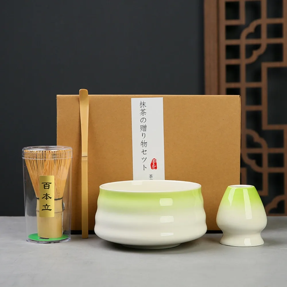 4PCS Ceramic Bamboo Japanese Matcha Tea Set Matcha Whisk Holder Matcha Bowl Matcha Making Kit Reusable Matcha Whisk Set
4PCS Ceramic Bamboo Japanese Matcha Tea Set Matcha Whisk Holder Matcha Bowl Matcha Making Kit Reusable Matcha Whisk Set