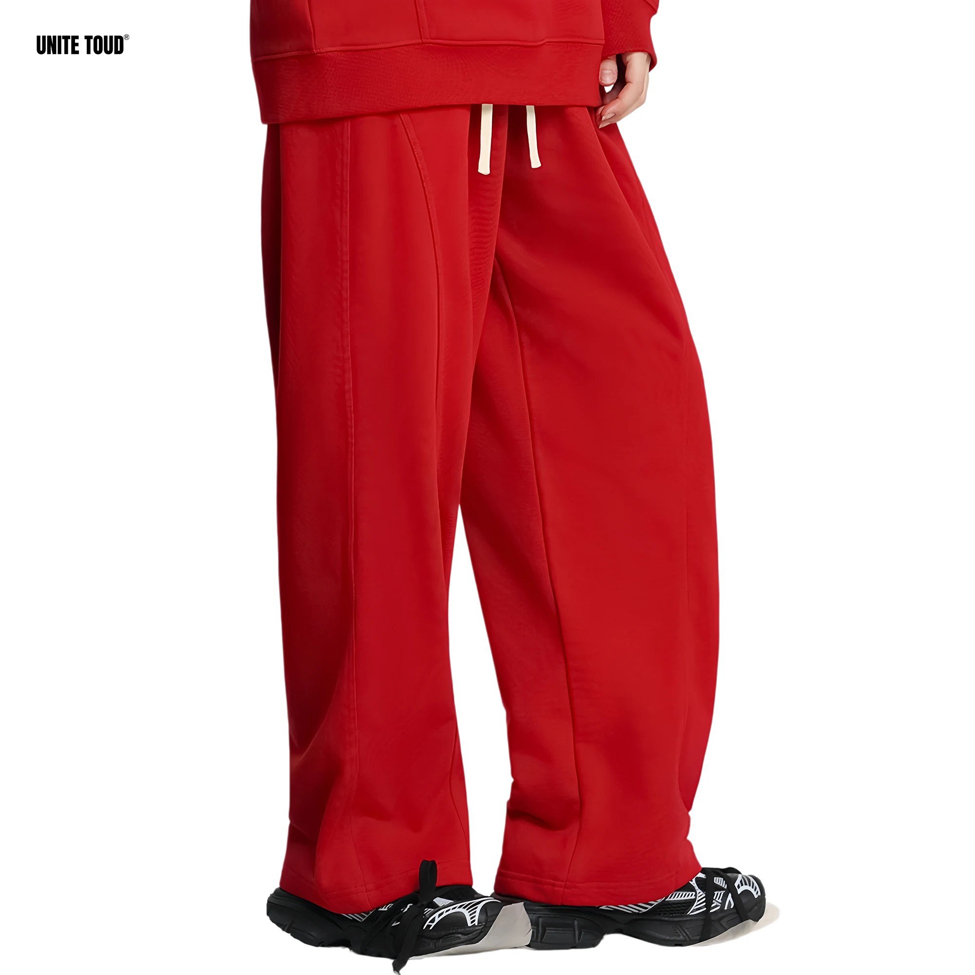 UNITE TOUD Men's Curved Straight Leg Sweatpants Cotton Fleece Oversize Elastic Waist Casual Multi-color Streetwear Winter Pants
UNITE TOUD Men's Curved Straight Leg Sweatpants Cotton Fleece Oversize Elastic Waist Casual Multi-color Streetwear Winter Pants