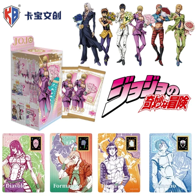 JoJo's Bizarre Adventure Collectible Trading Cards Booster Box - Golden Wind Giorno Bucciarati Team Anime Rare Holo Foil Cards
JoJo's Bizarre Adventure Collectible Trading Cards Booster Box - Golden Wind Giorno Bucciarati Team Anime Rare Holo Foil Cards