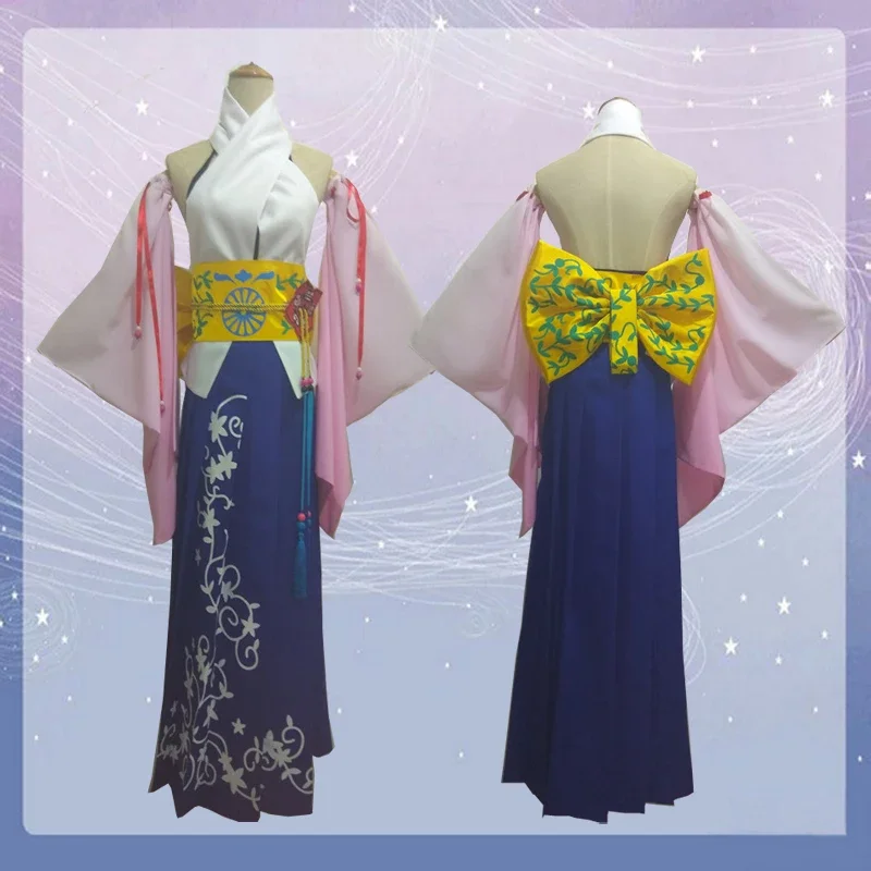 2025 Game Fantasy X Yuna kimono Cosplay FF 10 Costume Hot SALE
2025 Game Fantasy X Yuna kimono Cosplay FF 10 Costume Hot SALE
