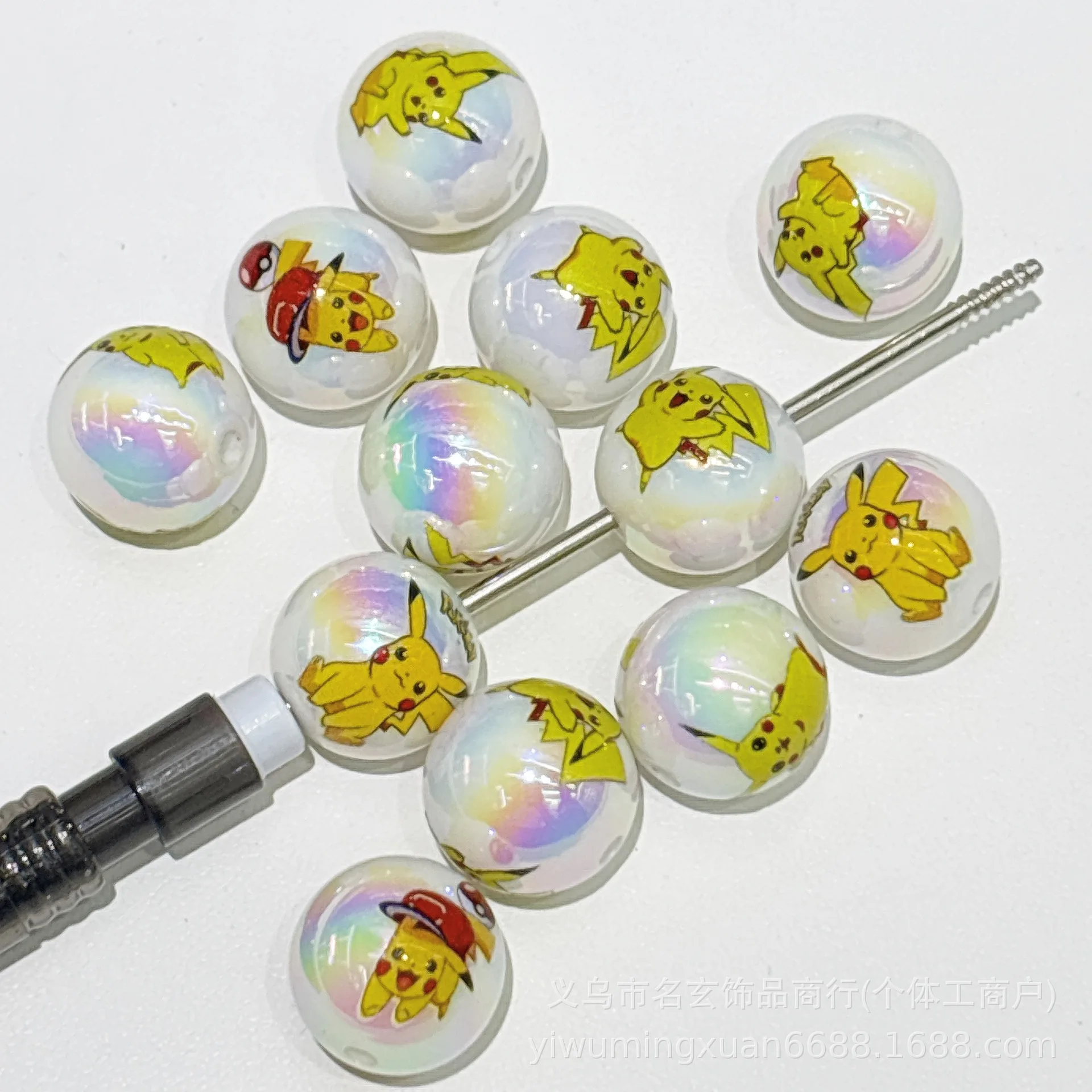 50pcs for Pokemon through-hole beaded DIY 16mm mobile phone chain keychain beaded pen accessory material
50pcs for Pokemon through-hole beaded DIY 16mm mobile phone chain keychain beaded pen accessory material