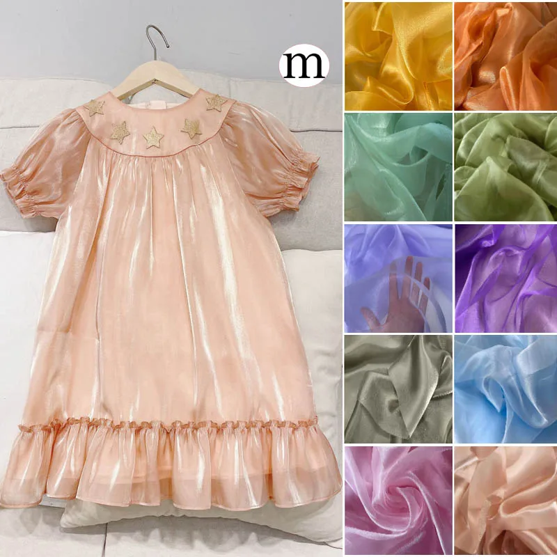 New Pink Mirror Organza Fabric Sheer Crystal Glossy Organza Material for Apparel Dress Gown Handmade DIY Cloth
New Pink Mirror Organza Fabric Sheer Crystal Glossy Organza Material for Apparel Dress Gown Handmade DIY Cloth