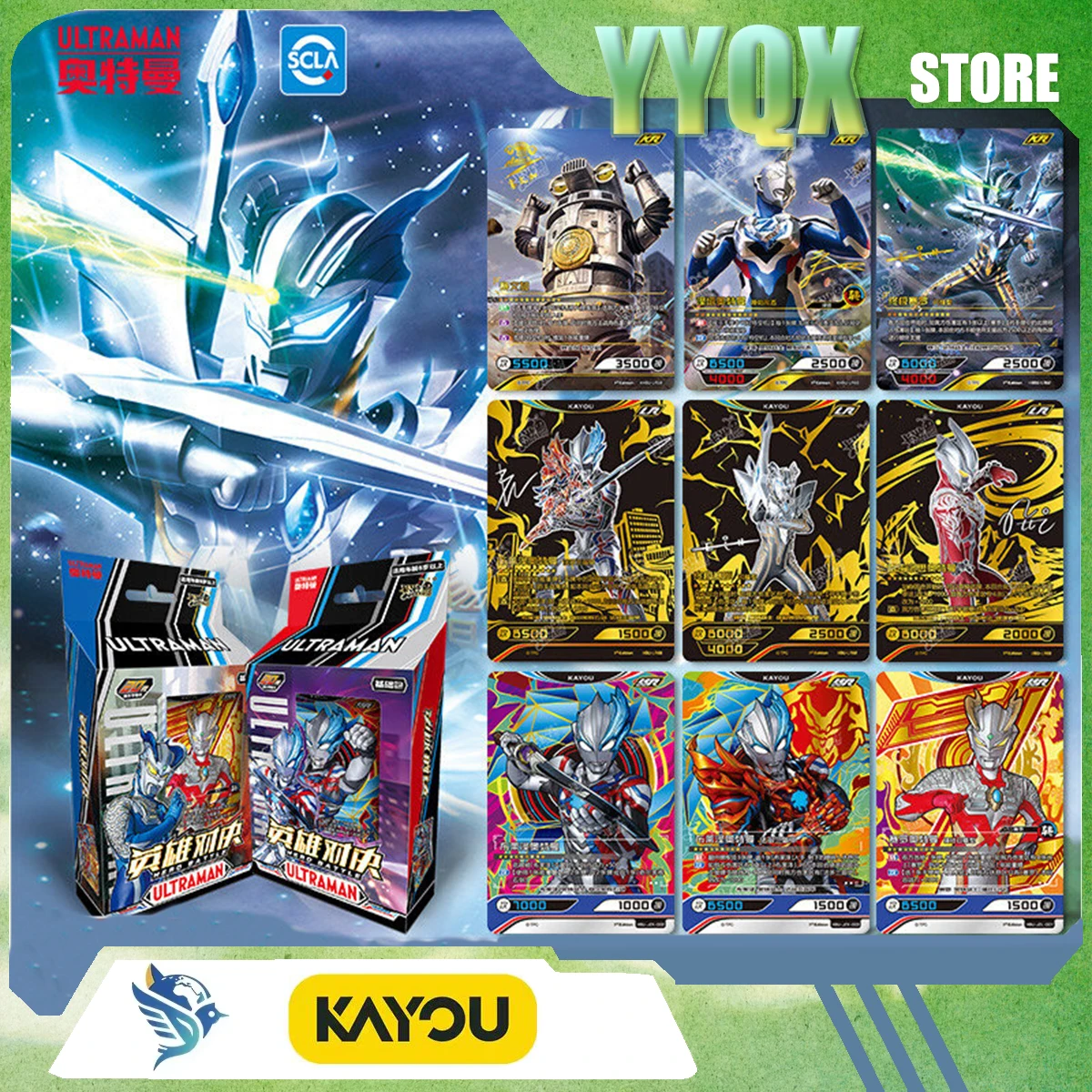 KAYOU 2026 New Ultraman Hero Versus Collection Card Toy Movie Cartoon Periphery Surprise Like Boy Gift Animation Ornament Toy
KAYOU 2026 New Ultraman Hero Versus Collection Card Toy Movie Cartoon Periphery Surprise Like Boy Gift Animation Ornament Toy