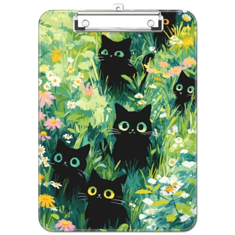 Plastic Cute Clipboard Low-Profile Metal Clip, A4 Letter Size 9 x 12.5 in, 8.5 x 11 Paper Clip Board for Teachers, Nurses, Clas
Plastic Cute Clipboard Low-Profile Metal Clip, A4 Letter Size 9 x 12.5 in, 8.5 x 11 Paper Clip Board for Teachers, Nurses, Clas