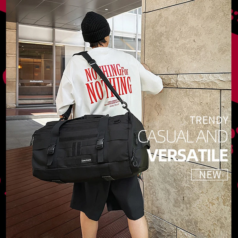 Men'S Travel Tote Gym Sports Bag Fitness Oxford Luggage Large Capacity Tactics Shoe Pocket Handbag Dry-Wet Separation Bag Woman
Men'S Travel Tote Gym Sports Bag Fitness Oxford Luggage Large Capacity Tactics Shoe Pocket Handbag Dry-Wet Separation Bag Woman
