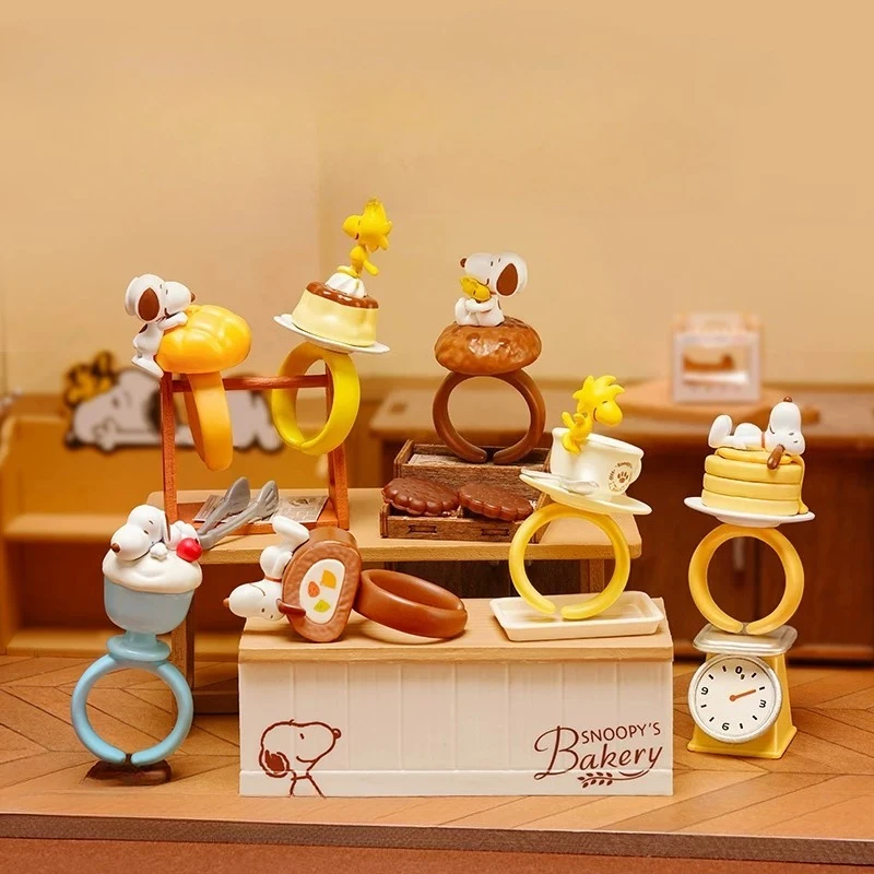Peanuts Snoopy Baking Series Dessert Finger Ring Blind Box Cute Tea Time Sweet Charm Surprise Capsule Collectible Toy Gift
Peanuts Snoopy Baking Series Dessert Finger Ring Blind Box Cute Tea Time Sweet Charm Surprise Capsule Collectible Toy Gift