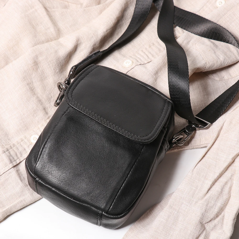 Crazy Horse Leather Men's Crossbody/Waist Bag, Lightweight, Adj Strap, Fits Phone/Wallet, Commute/Outdoor/Travel/Shopping/Work
Crazy Horse Leather Men's Crossbody/Waist Bag, Lightweight, Adj Strap, Fits Phone/Wallet, Commute/Outdoor/Travel/Shopping/Work