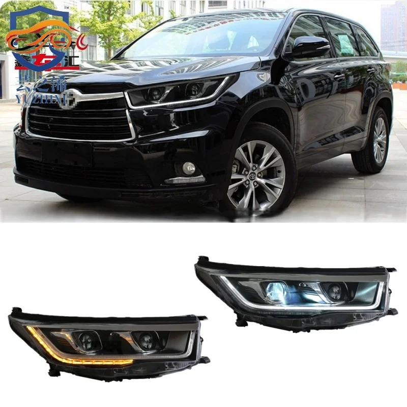 XCH For 2015-2017 Toyota Highlander Headlight assembly Upgraded LED daytime running lights and bi-xenon projector headlights
XCH For 2015-2017 Toyota Highlander Headlight assembly Upgraded LED daytime running lights and bi-xenon projector headlights