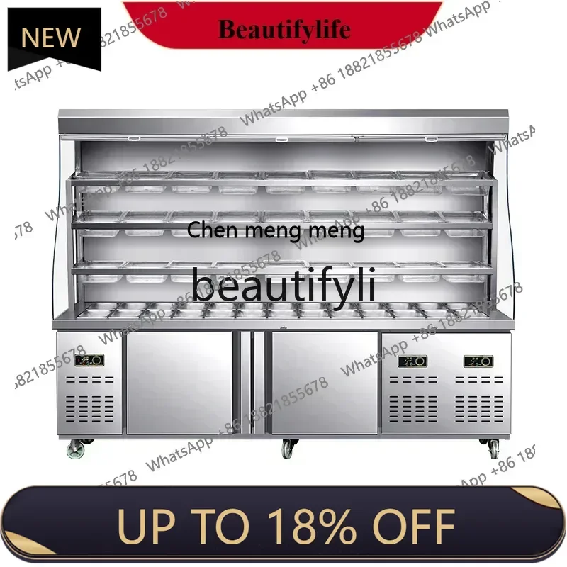 Y Commercial dishes A la carte cabinet skewers of vegetables BBQ refrigerated fresh-keeping curtain cabinet refrigerator
Y Commercial dishes A la carte cabinet skewers of vegetables BBQ refrigerated fresh-keeping curtain cabinet refrigerator