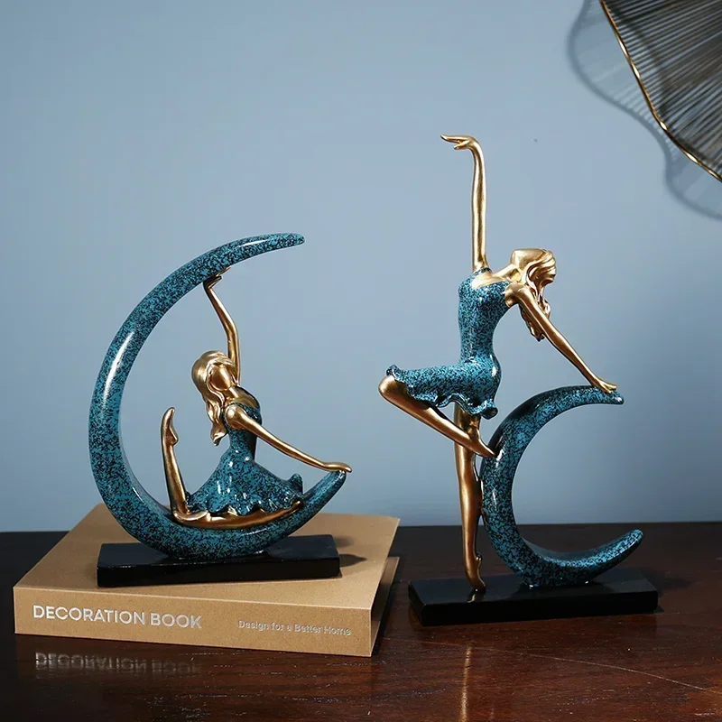 Nordic Moon Goddess Figurine Sculpture Creative Home Room Decoration Ornament Ballet Girl Resin Statue Birthday Wedding Gifts
Nordic Moon Goddess Figurine Sculpture Creative Home Room Decoration Ornament Ballet Girl Resin Statue Birthday Wedding Gifts