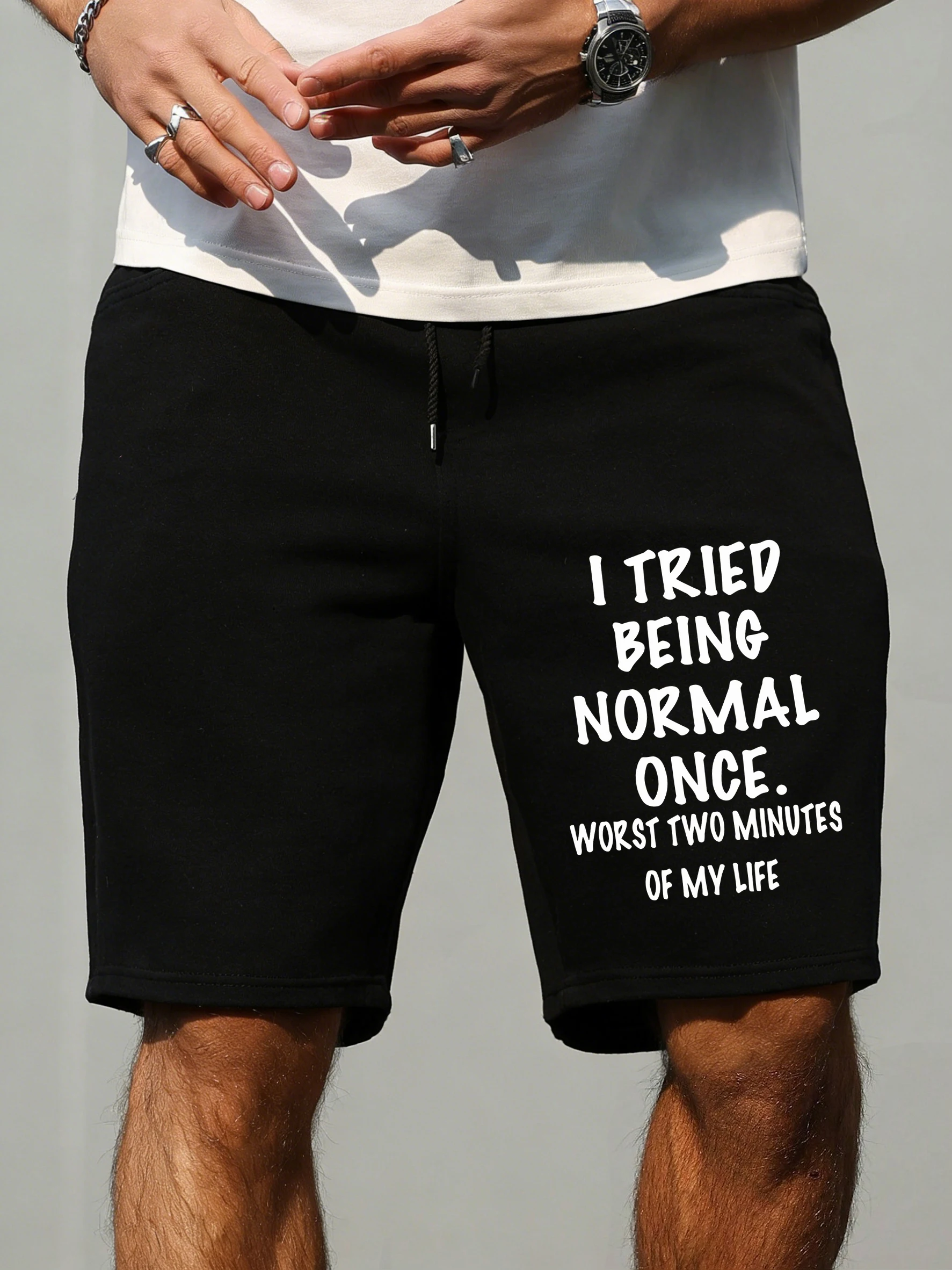I Tried Being Normal Once Pattern Men'S Shorts Elasticity Fashion Jogging Pants Summer Gym Wide Leg Clothing Casual Short Pant
I Tried Being Normal Once Pattern Men'S Shorts Elasticity Fashion Jogging Pants Summer Gym Wide Leg Clothing Casual Short Pant