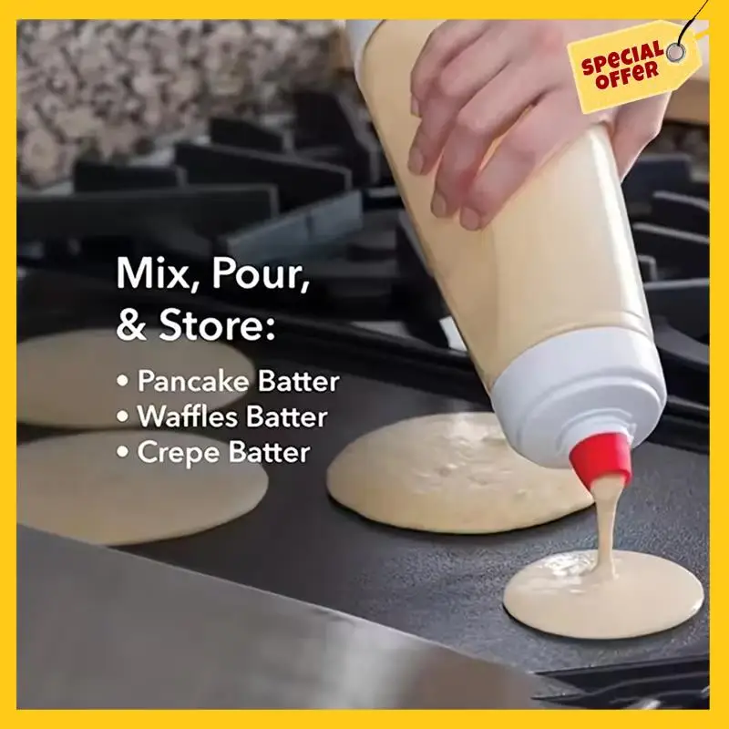 Мешалка для шламовых бутылок Abcypancake, оснащенная шариком для перемешивания и проволочной мешалкой. Подходит для ресторанной выпечки
Мешалка для шламовых бутылок Abcypancake, оснащенная шариком для перемешивания и проволочной мешалкой. Подходит для ресторанной выпечки