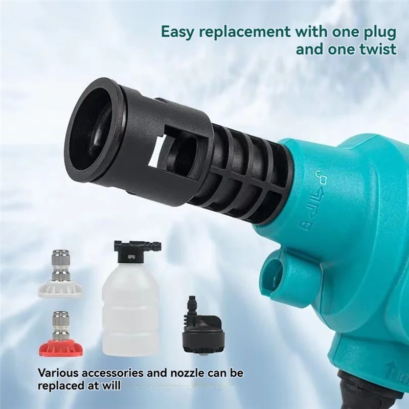 Cordless Pressure Washer For 18V Battery Power Handheld High-Pressure Washer Gun For Car/Home Cleaning Outdoors
Cordless Pressure Washer For 18V Battery Power Handheld High-Pressure Washer Gun For Car/Home Cleaning Outdoors