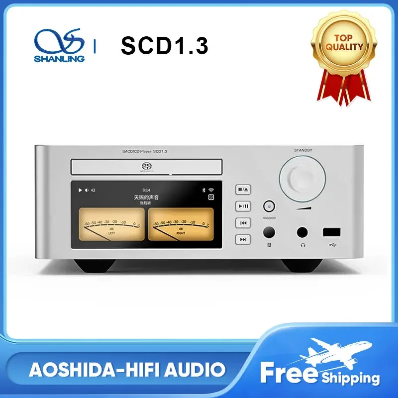 SHANLING SCD1.3 CD-плеер AK4499EX AK4191 ЦАП Чипы Sanyo HD870 ME1389EE Система Bluetooth LDAC Hi-Res Audio CD PCM768 DSD512
SHANLING SCD1.3 CD-плеер AK4499EX AK4191 ЦАП Чипы Sanyo HD870 ME1389EE Система Bluetooth LDAC Hi-Res Audio CD PCM768 DSD512