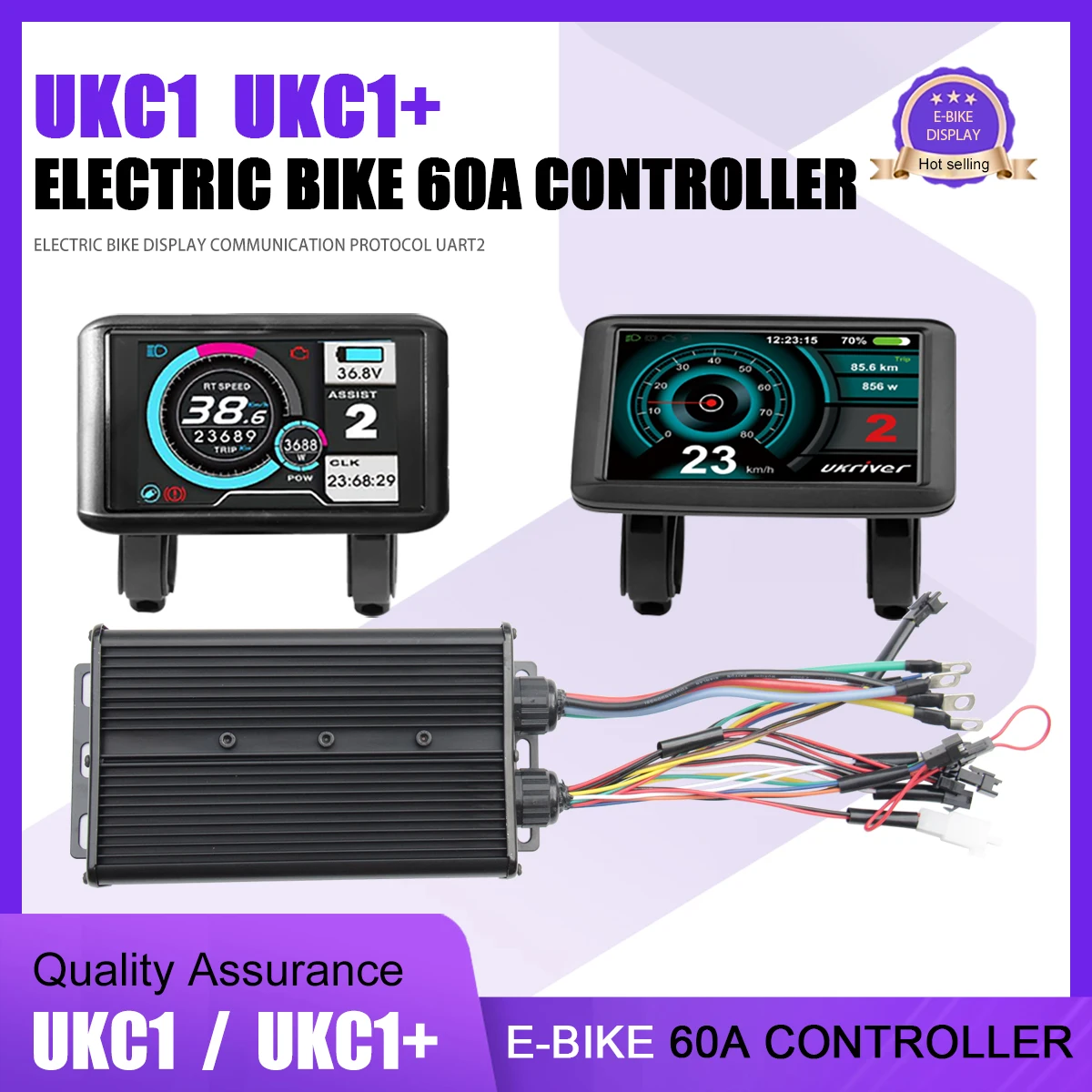 48V60V72V 60A Electric Bicycle Controller Dual Mode 18 Tube Sine Wave Controller E-bike Brushless 1500W 2000W 3000W Controller
48V60V72V 60A Electric Bicycle Controller Dual Mode 18 Tube Sine Wave Controller E-bike Brushless 1500W 2000W 3000W Controller