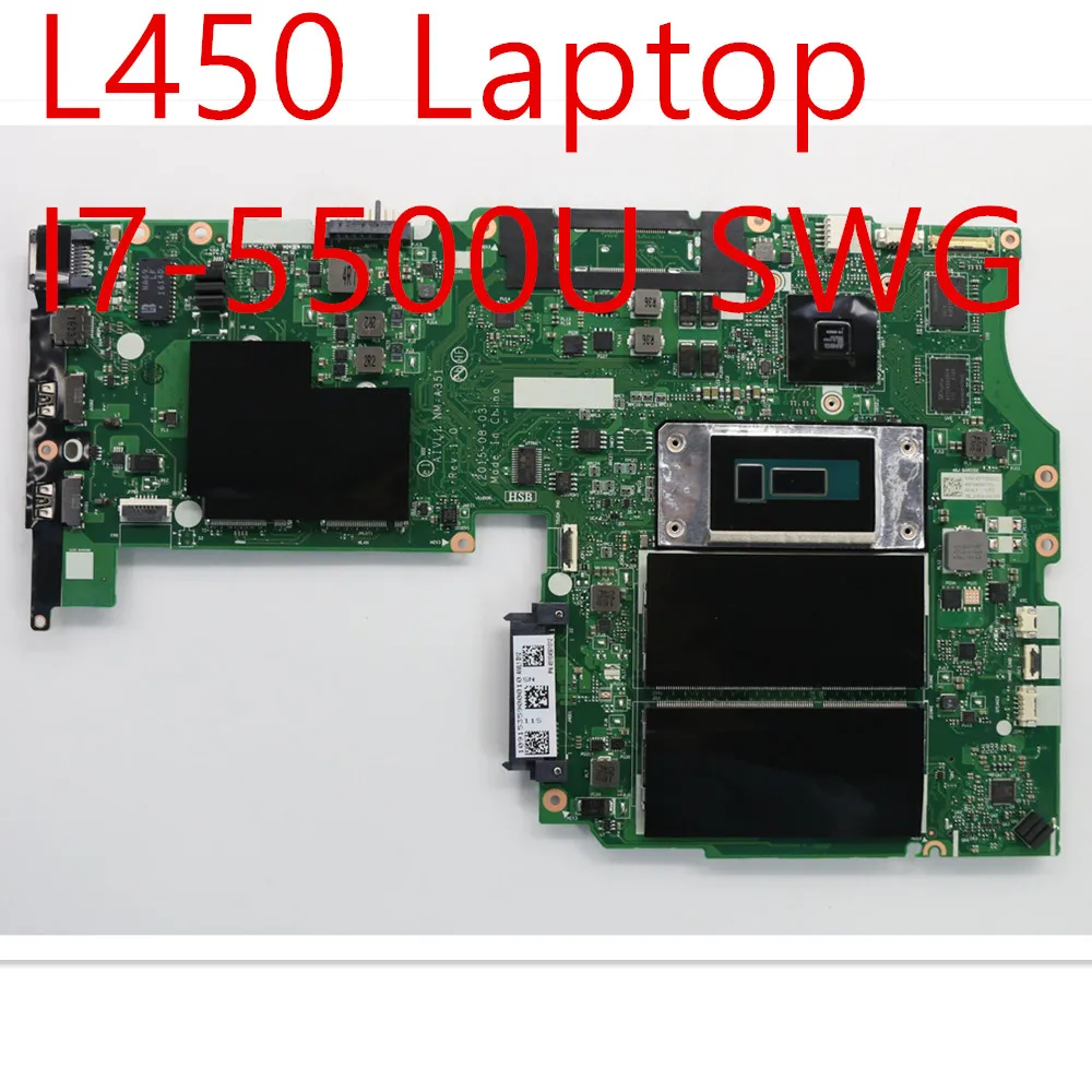 Материнская плата для ноутбука Lenovo ThinkPad L450, десктопная плата SWG 00HT695
Материнская плата для ноутбука Lenovo ThinkPad L450, десктопная плата SWG 00HT695