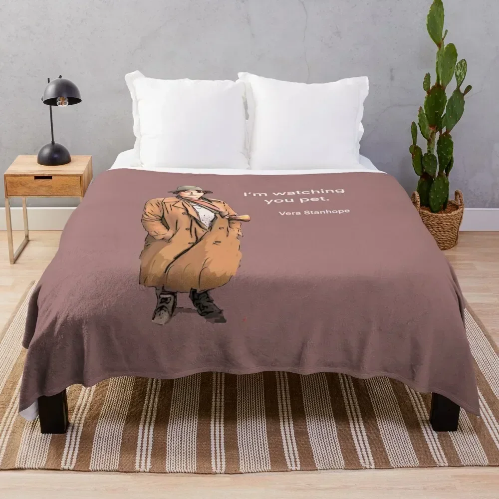 DCI Vera Stanhope: I'm watching you pet. Throw Blanket Camping manga Custom Blankets
DCI Vera Stanhope: I'm watching you pet. Throw Blanket Camping manga Custom Blankets