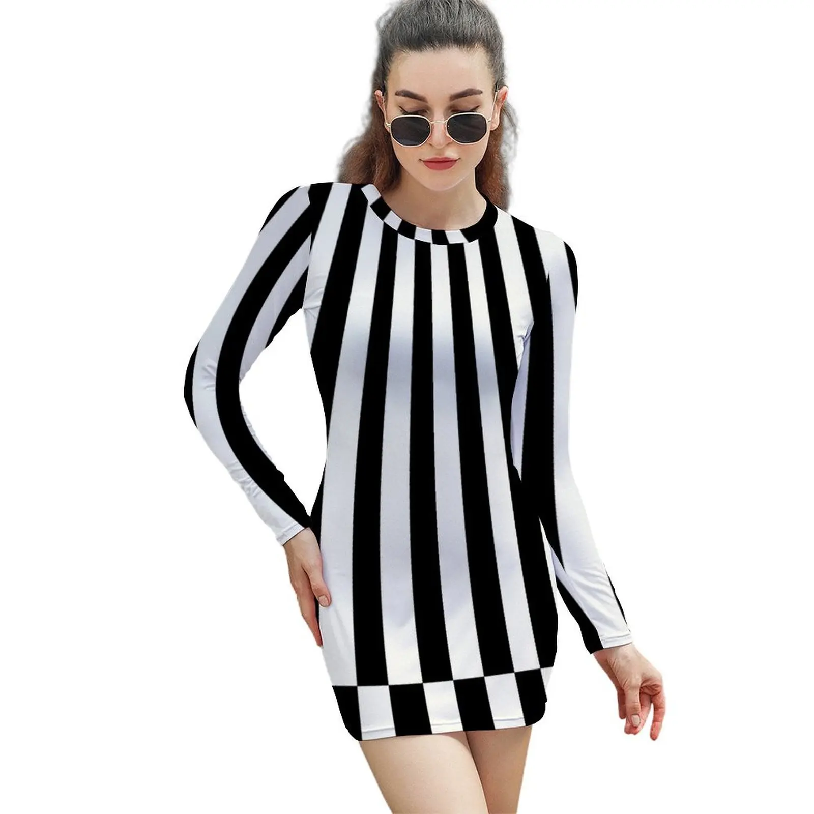 Retro Sixties Mod Stripes and Blocks Long-Sleeved Sheath Dress Evening dresses prom dresses 2024
Retro Sixties Mod Stripes and Blocks Long-Sleeved Sheath Dress Evening dresses prom dresses 2024
