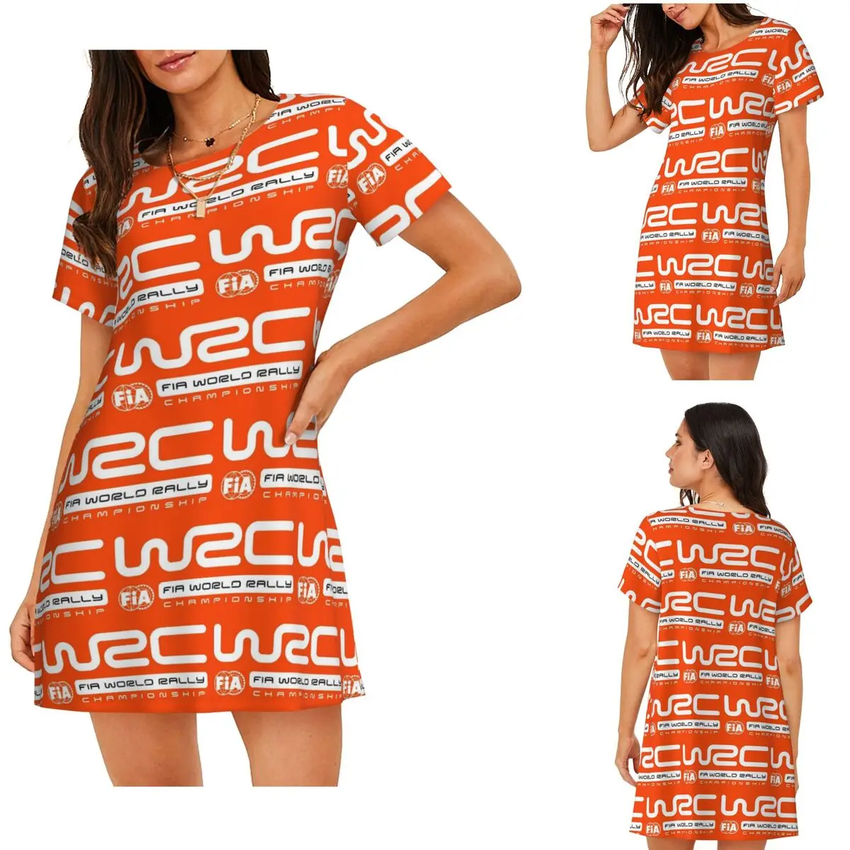 Custom WRC Short Sleeves Nightdress For Sleeping Sleepshirts Women Short Sleeve Nightgowns Soft Pajama Dress
Custom WRC Short Sleeves Nightdress For Sleeping Sleepshirts Women Short Sleeve Nightgowns Soft Pajama Dress