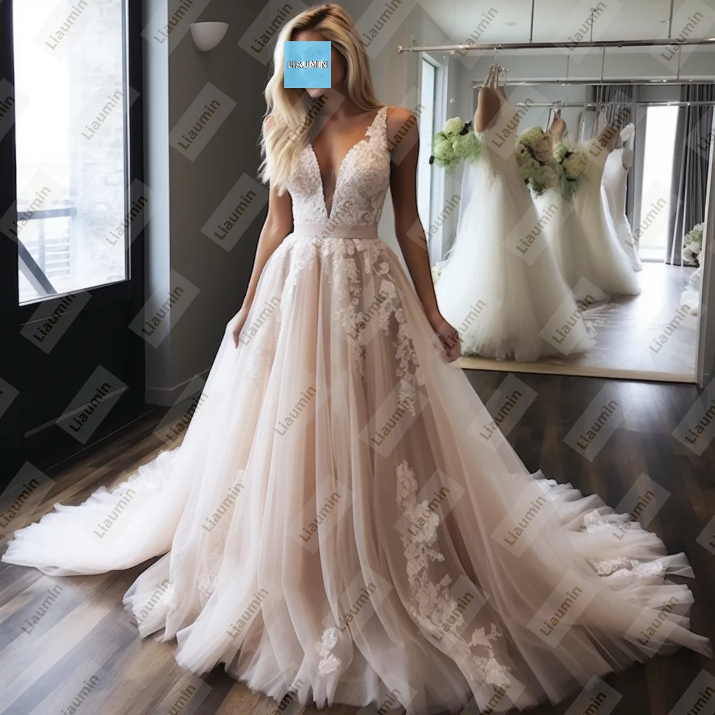 Classic A Line V Neck Lace Applique With Strap Prom Formal Wedding Dresses Evening Lace-Up Back Hand Made Customized A8.1.16
Classic A Line V Neck Lace Applique With Strap Prom Formal Wedding Dresses Evening Lace-Up Back Hand Made Customized A8.1.16