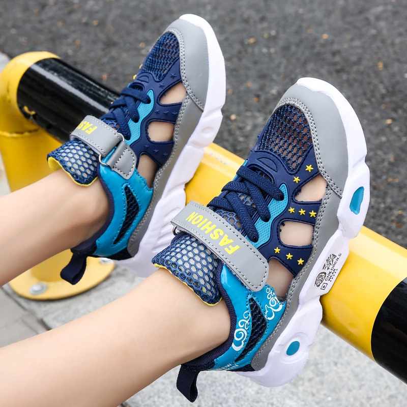 Boys Daily Running Shoes Summer Ventilated Mesh Flexible Sole Anti-slip Wear-resistant Sneakers for Outdoor Sports Training
Boys Daily Running Shoes Summer Ventilated Mesh Flexible Sole Anti-slip Wear-resistant Sneakers for Outdoor Sports Training