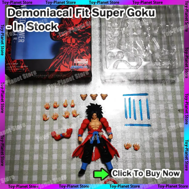 In Stock Demoniacal Fit Super Saiyan Goku Time Ranger Action Figure Dragon Ball Z Anime Collectible Model Toy 7 Inch PVC Figure
In Stock Demoniacal Fit Super Saiyan Goku Time Ranger Action Figure Dragon Ball Z Anime Collectible Model Toy 7 Inch PVC Figure