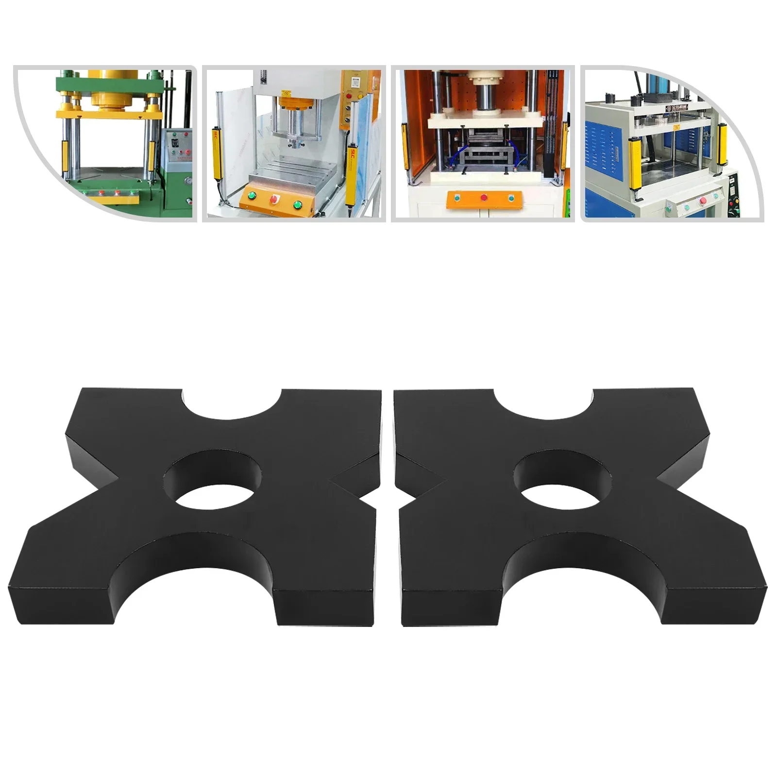 20 Ton & 32 Ton Shop Metal Press Plates with 4 Notch, 1 inch/25mm Thickness, H Frame Thickened Hydraulic Shop Press Plate
20 Ton & 32 Ton Shop Metal Press Plates with 4 Notch, 1 inch/25mm Thickness, H Frame Thickened Hydraulic Shop Press Plate