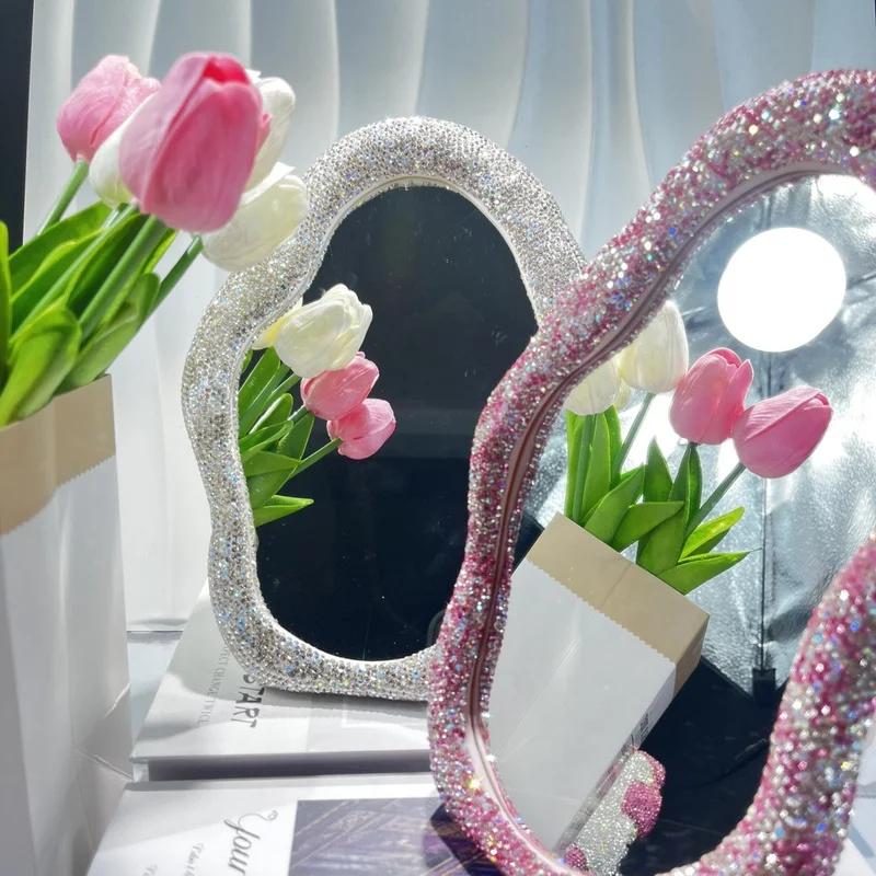 Makeup Internet-Famous Acrylic Bedroom New Model Tabletop LED Vanity Table, Light Luxury Home Mirror, European Style
Makeup Internet-Famous Acrylic Bedroom New Model Tabletop LED Vanity Table, Light Luxury Home Mirror, European Style