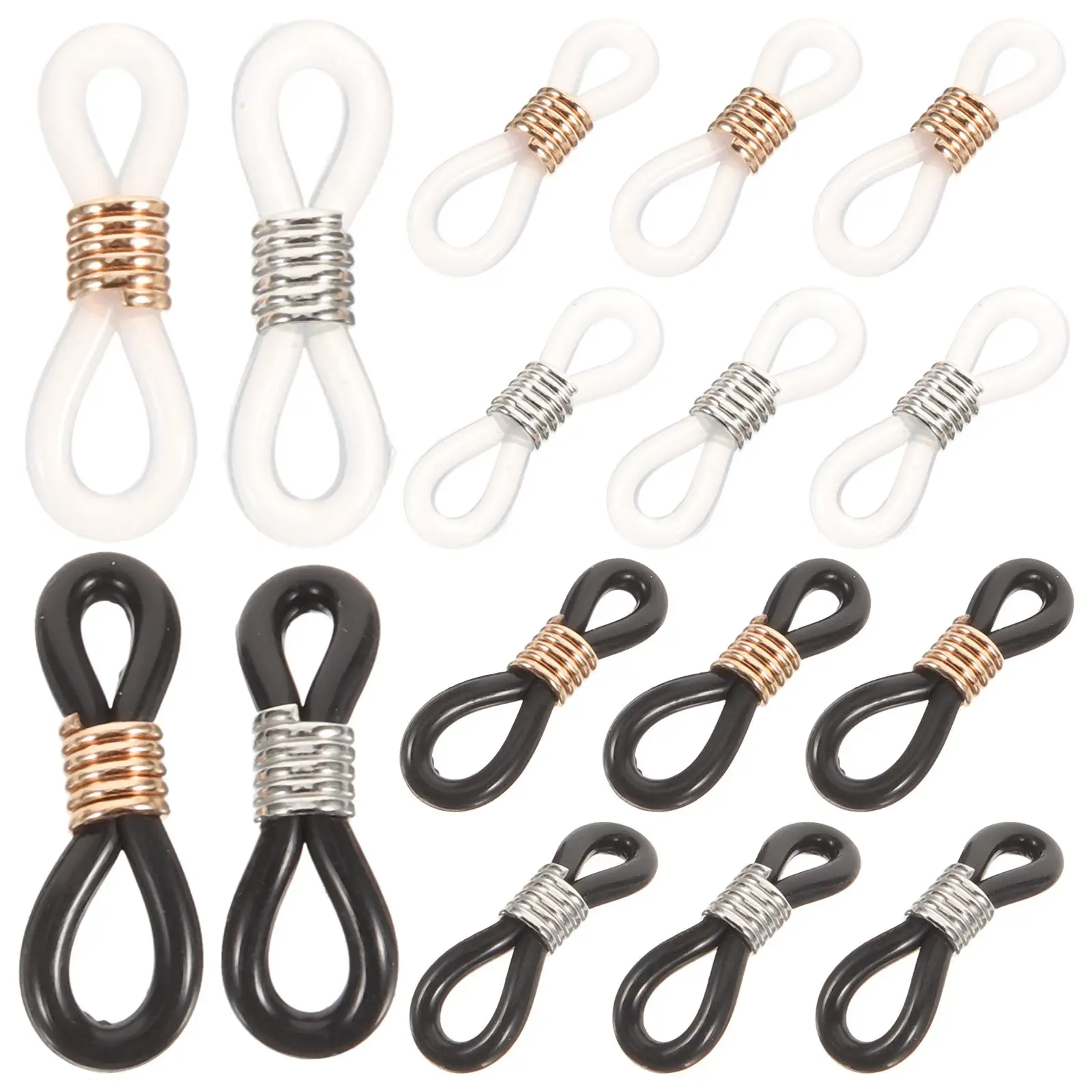 100 Pcs Eyeglasses Chain Accessories Flexible Soft Material Non Slip Silicone Ring Adjustable Easy Install Durability Glasses
100 Pcs Eyeglasses Chain Accessories Flexible Soft Material Non Slip Silicone Ring Adjustable Easy Install Durability Glasses