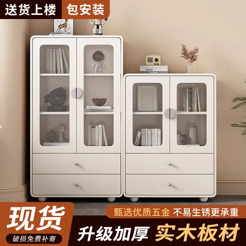 Solid wood locker bookcase integrated household locker floor children cream wind dust living room storage cabinet bookshelf
Solid wood locker bookcase integrated household locker floor children cream wind dust living room storage cabinet bookshelf