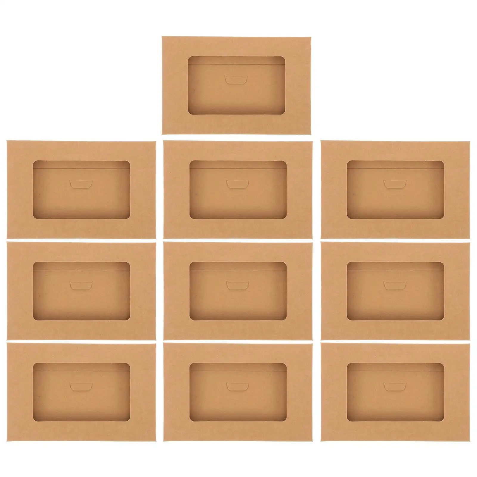 10 Pcs Postcard Boxes Paper Storage Containers Greeting Card Envelopes Elegant Practical Window Envelop Packaging
10 Pcs Postcard Boxes Paper Storage Containers Greeting Card Envelopes Elegant Practical Window Envelop Packaging
