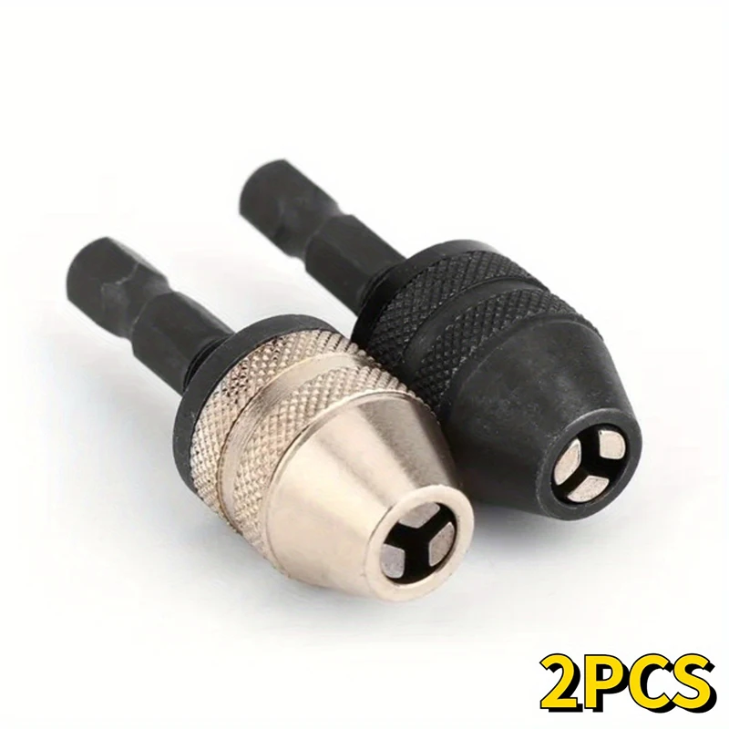 2pcs Mini Keyless Chuck 0.3-3.6mm Quick Change Chuck with Hex Shank Three-jaw Self-centering Twist Drill Chuck Converter
2pcs Mini Keyless Chuck 0.3-3.6mm Quick Change Chuck with Hex Shank Three-jaw Self-centering Twist Drill Chuck Converter