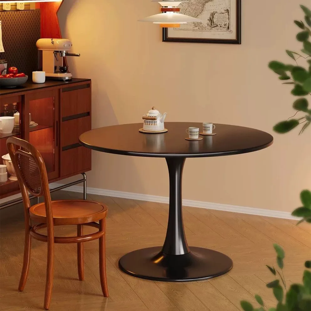 Milk tea coffee shop, retro walnut color round solid wood small round table dining table small apartment balcony table
Milk tea coffee shop, retro walnut color round solid wood small round table dining table small apartment balcony table
