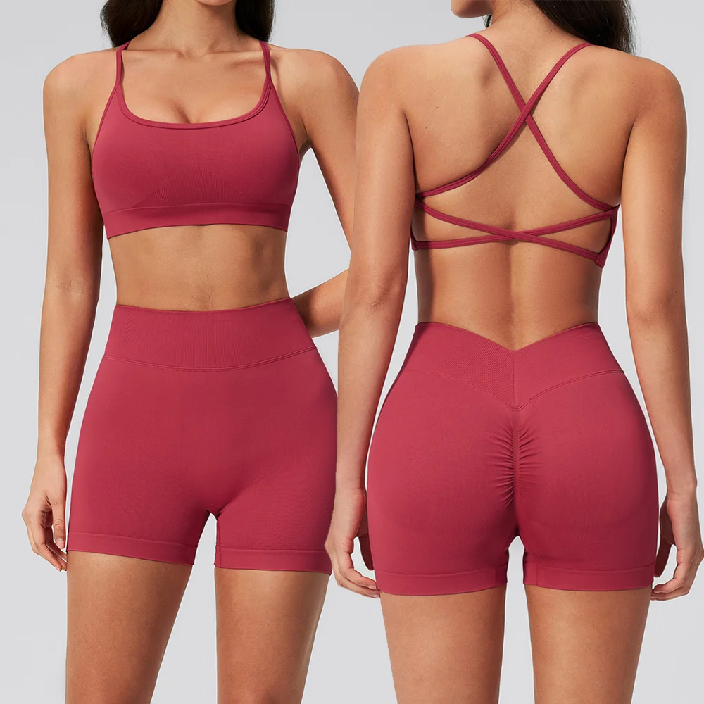 Seamless 2 Pieces Yoga Suit for Women Tracksuit Fitness Athletic Wear Gym Clothes Sports Bra Shorts Workout Sets Gym Set Outfits
Seamless 2 Pieces Yoga Suit for Women Tracksuit Fitness Athletic Wear Gym Clothes Sports Bra Shorts Workout Sets Gym Set Outfits
